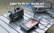 Powerbank Przetwornica 230 V CAPTOK z gniazdkiem USB światło LED Kempingowy (5)