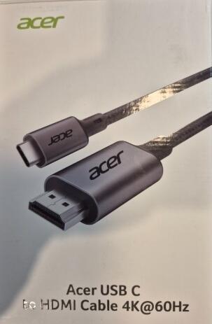 ACER KABEL USB-C DO DISPLAYPORT 2M 4K@60HZ (1)