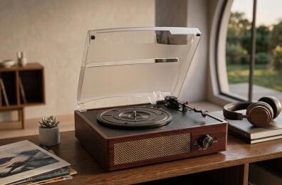 Turntable Bluetooth Gramofon