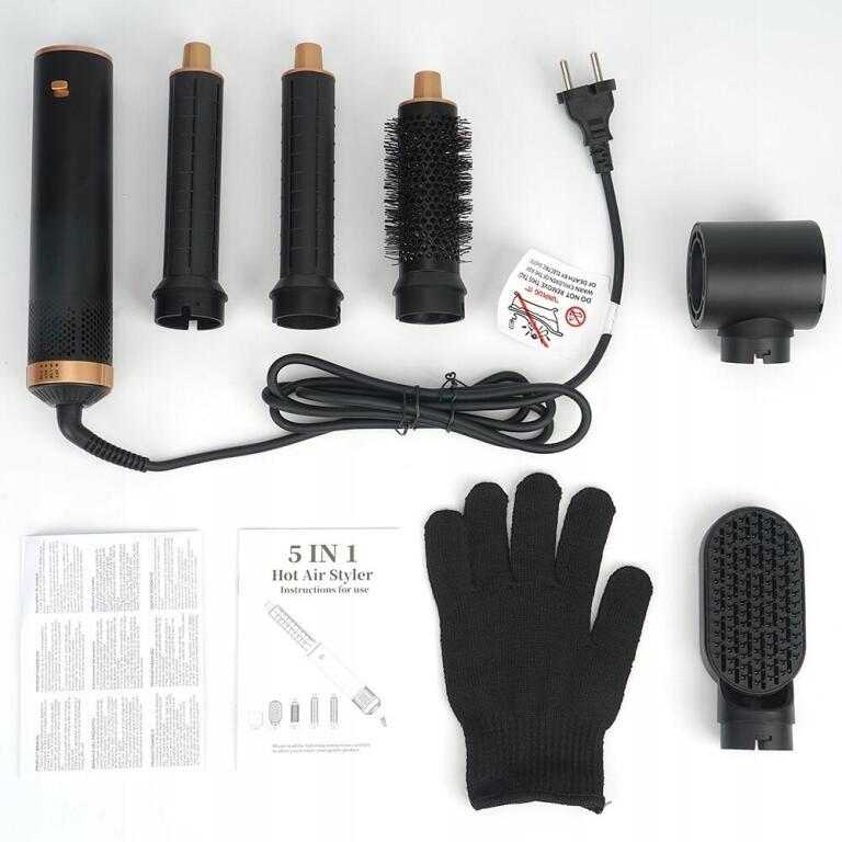 Zestaw do stylizacji włosów WT-638 1000W Suszarka 5 w 1 (3)