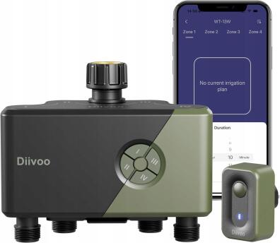 Sterownik do podlewania ogrodu trawnika Diivoo WIFI WT13W1