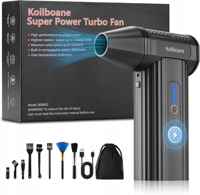 Elektryczna dmuchawa Koilboane 8000mAh do PC, auta, klawiatury BS8402