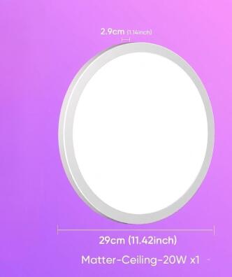 Inteligentna lampa sufitowa LED Sailsco Matter-Ceiling-20W