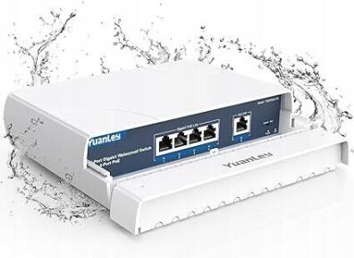 Przełącznik PoE YuanLey 5-portowy Gigabit z 4 portami PoE YS0410G-PO