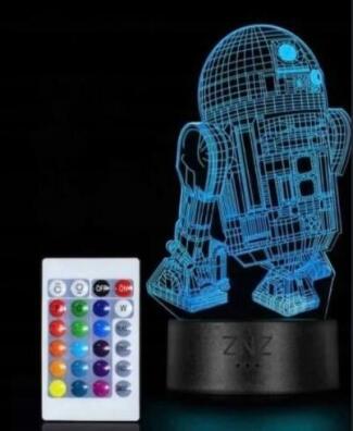 Lampka nocna wielokolorowy ZNZ 3D Illusion LAMP