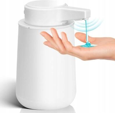 Bezdotykowe dozownik do mydła stojący 250 ml biały