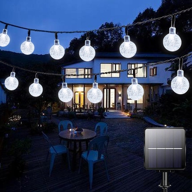 Girlanda świetlna Lezonic SL-LED-3663L 7m solarne biały Powystawowe