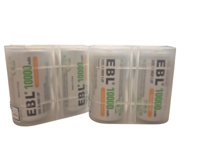 4X AKUMULATOR EBL AKUMULATORKI HR20 10000MAH