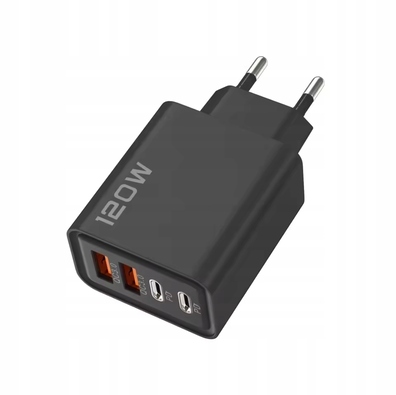 Szybka ładowarka Quick Charge 3.0 Muti Total 120W, 4 porty USB typu C