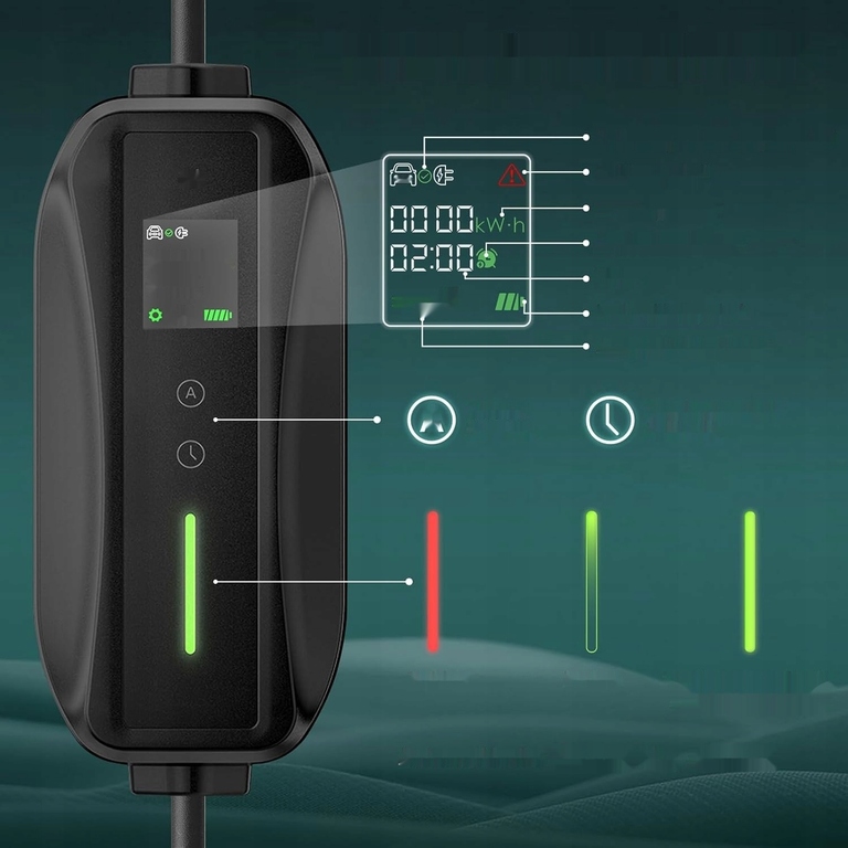 3.68 kW 1-Faza, Przewód Ładujący dla Samochodów Elektrycznych Ładowarka 6m (2)