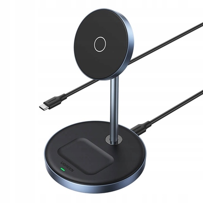 Stacja ładująca 2w1 Ugreen CD317 MagSafe / Qi - czarna NOWA