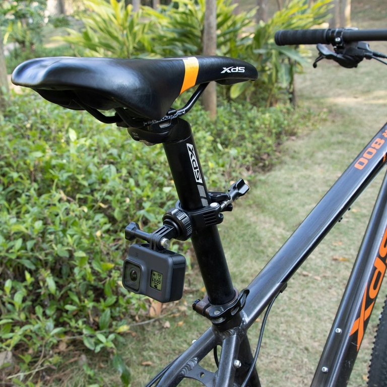 SAMETOP Uchwyt Rowerowy/Motocyklowy 360° do GoPro (5)