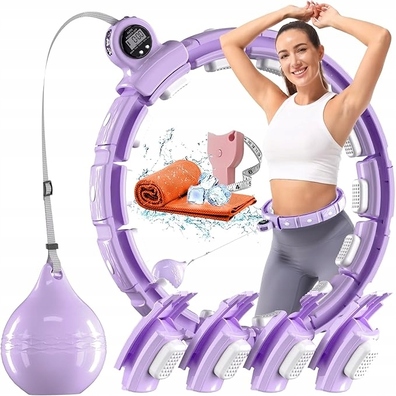 Hoop Plus Size 48 cali, Fitness Hula niebieskie