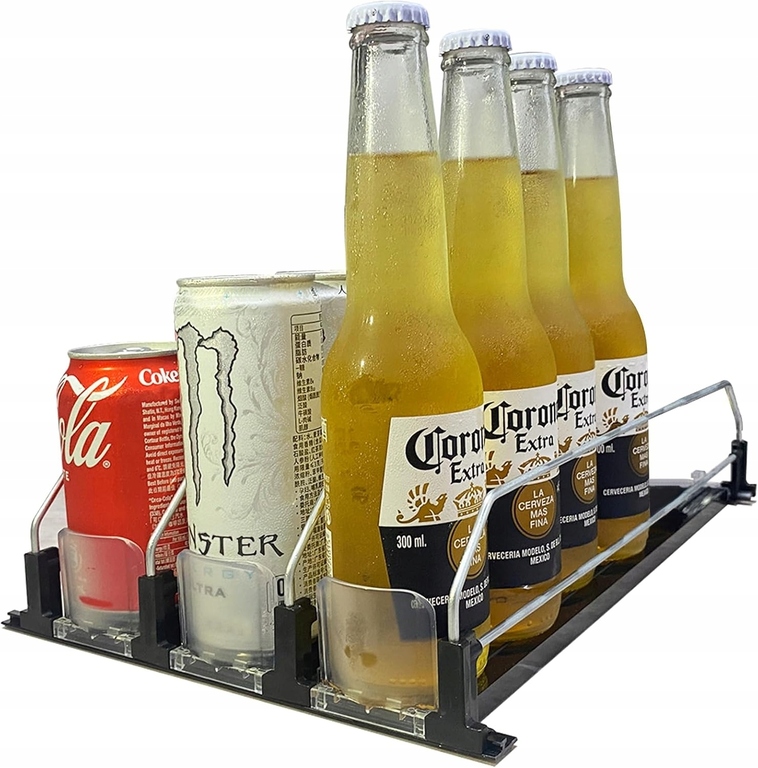 Stojak na wino w lodówce 25 x 31 cm organizer do lodowki (4)