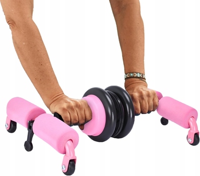 Trenażer mięśni brzucha Wielofunkcyjny na kółkach Ergonomiczna konstrukcja