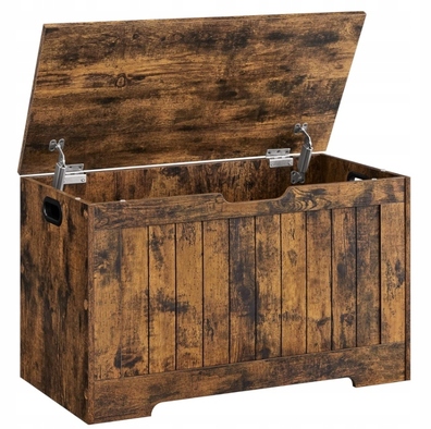 Lawka ze schowkiem Vasagle 76 x 48 x 40 cm brązowy SKRZYNIA LHS011T01