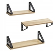 Półka płyta MDF Songmics 40 x 12 cm dąb jasny LWS033B11 (1)