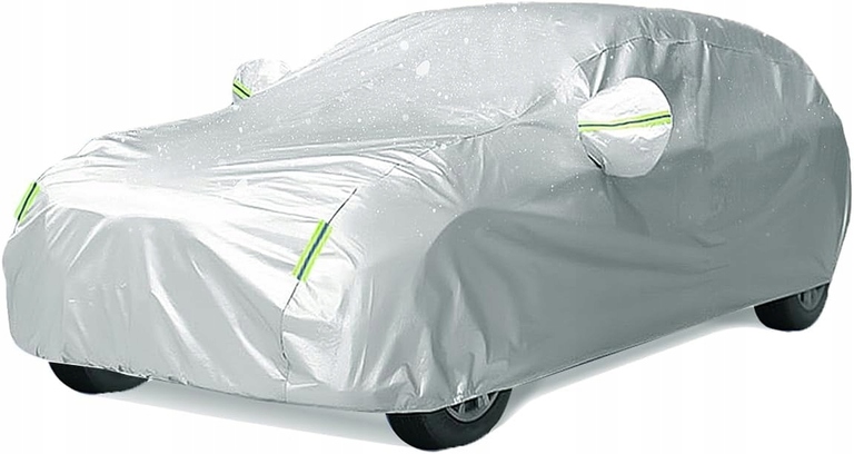 Pokrowiec samochodowy BEXITA wodoodporny hatchback M do 400 cm ochrona UV (1)