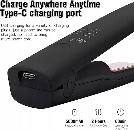 iTayga prostownica bezprzewodowa 2 w 1podróżna z akumulatorem 5000 mAh (2)