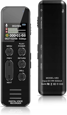 Dyktafon z odtwarzaniem V63 64GB