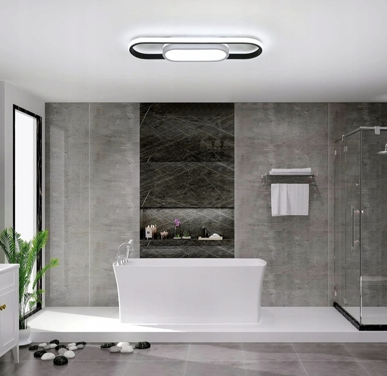 LAMPA SUFITOWA WISZĄCA PLAFON LED SALONU 6500K (2)