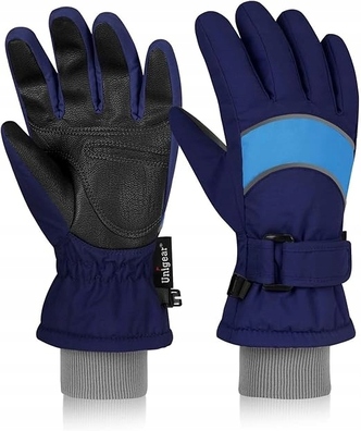 UNIGEAR Rekawiczki chłopiec dziewczynka rekawice narciarskie XS