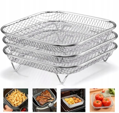 Koszyk do Frytkownicy Beztłuszczowej (Air Fryer) – 3szt